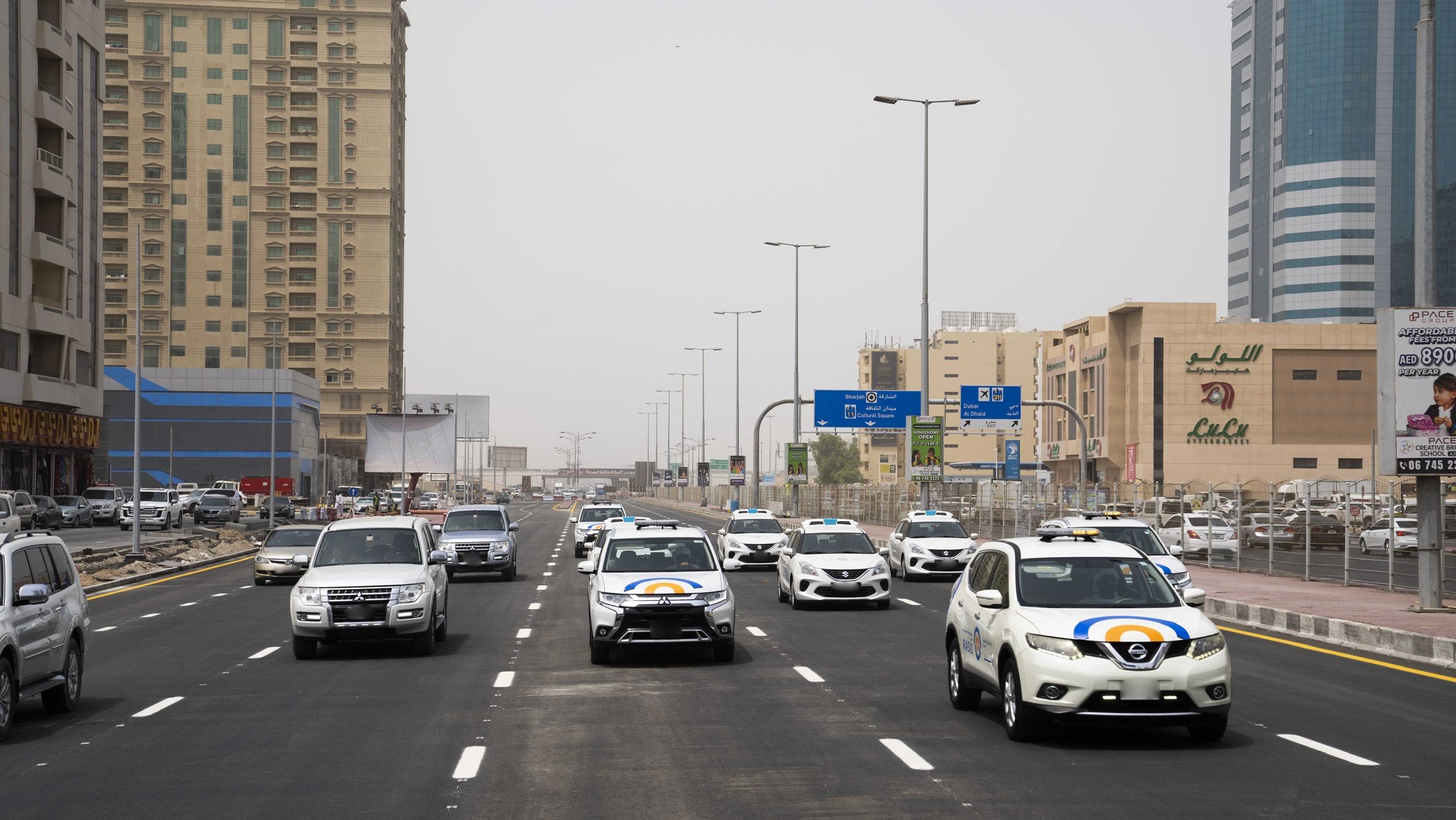 افتتاح المرحلة الأولى لمشروع شارع الاتحاد من عجمان الحدودي وحتى تقاطع الشيخ خليفة