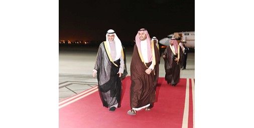 الأمير تركي بن محمد وصل إلى البلاد في زيارة رسمية