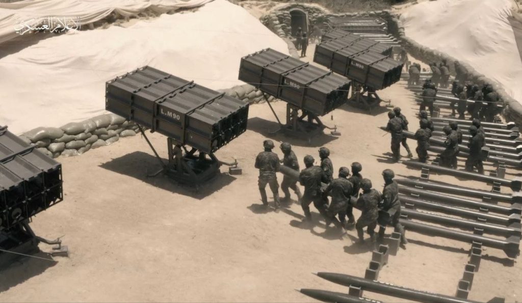 “تل أبيب تحترق”.. القسام ينشر فيديو يظهر استخدام صاروخ جديد