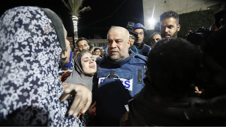 استشهاد فردين من عائلة وائل الدحدوح في غزة بغارة إسرائيلية