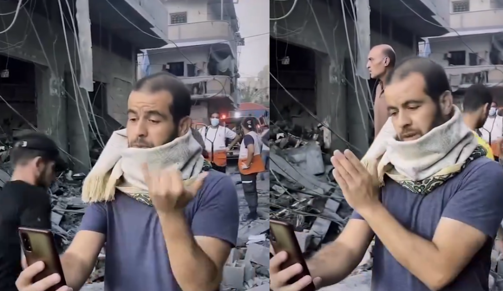 هكذا وثّق شاب أبكم وحشية المجازر الإسرائيلية في قطاع غزة وطن