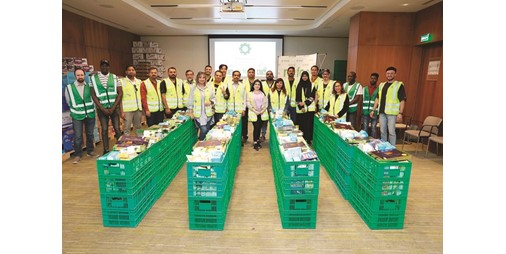 مجموعة الملا ترعى توزيع 500 سلة مواد غذائية للأسر المتعففة خلال شهر رمضان المبارك