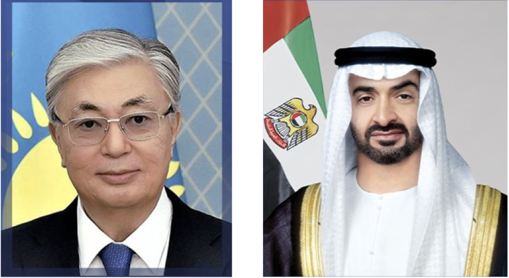 رئيس الدولة يجري اتصالاً هاتفياً مع رئيس كازاخستان