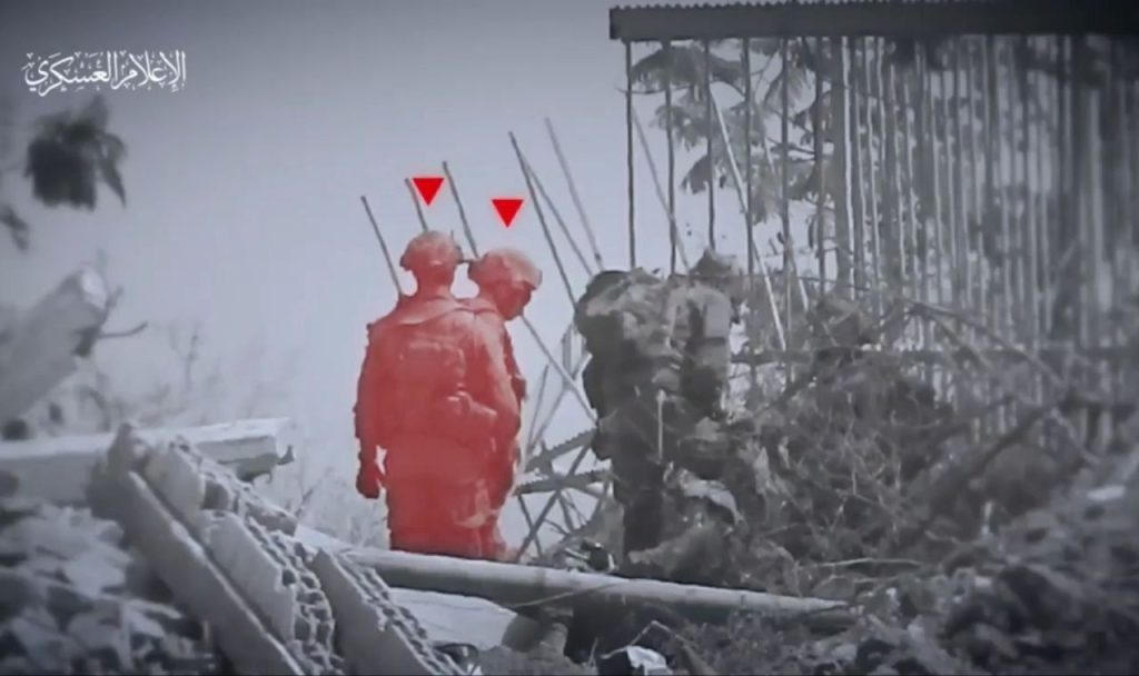 “القسام” تبث مشاهد لقنص 3 جنود إسرائيليين بينهم ضابط شمال بيت حانون (فيديو)