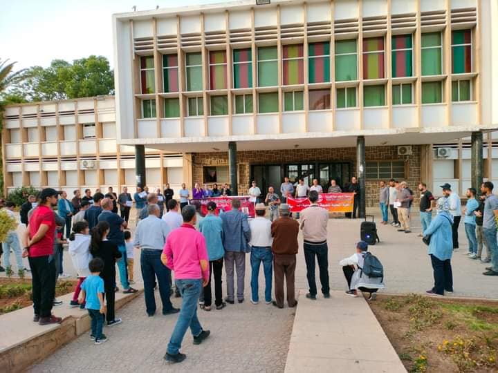 الجبهة الاجتماعية تحتج ضد تدبير شؤون تازة