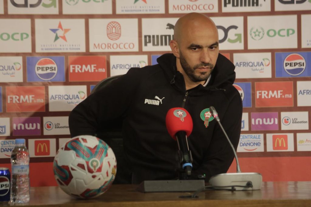 بحضور سايس ودياز .. الركراكي يعلن تشكيلة الأسود أمام زامبيا