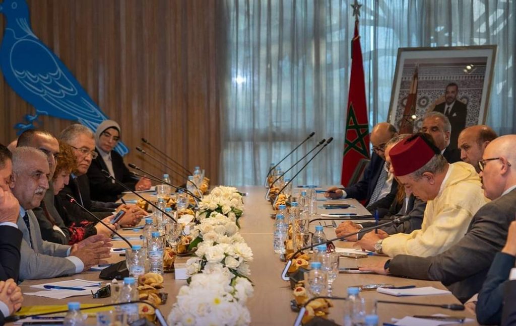 وفد فلسطيني من القدس وغزة في ضيافة التجمع الوطني للأحرار