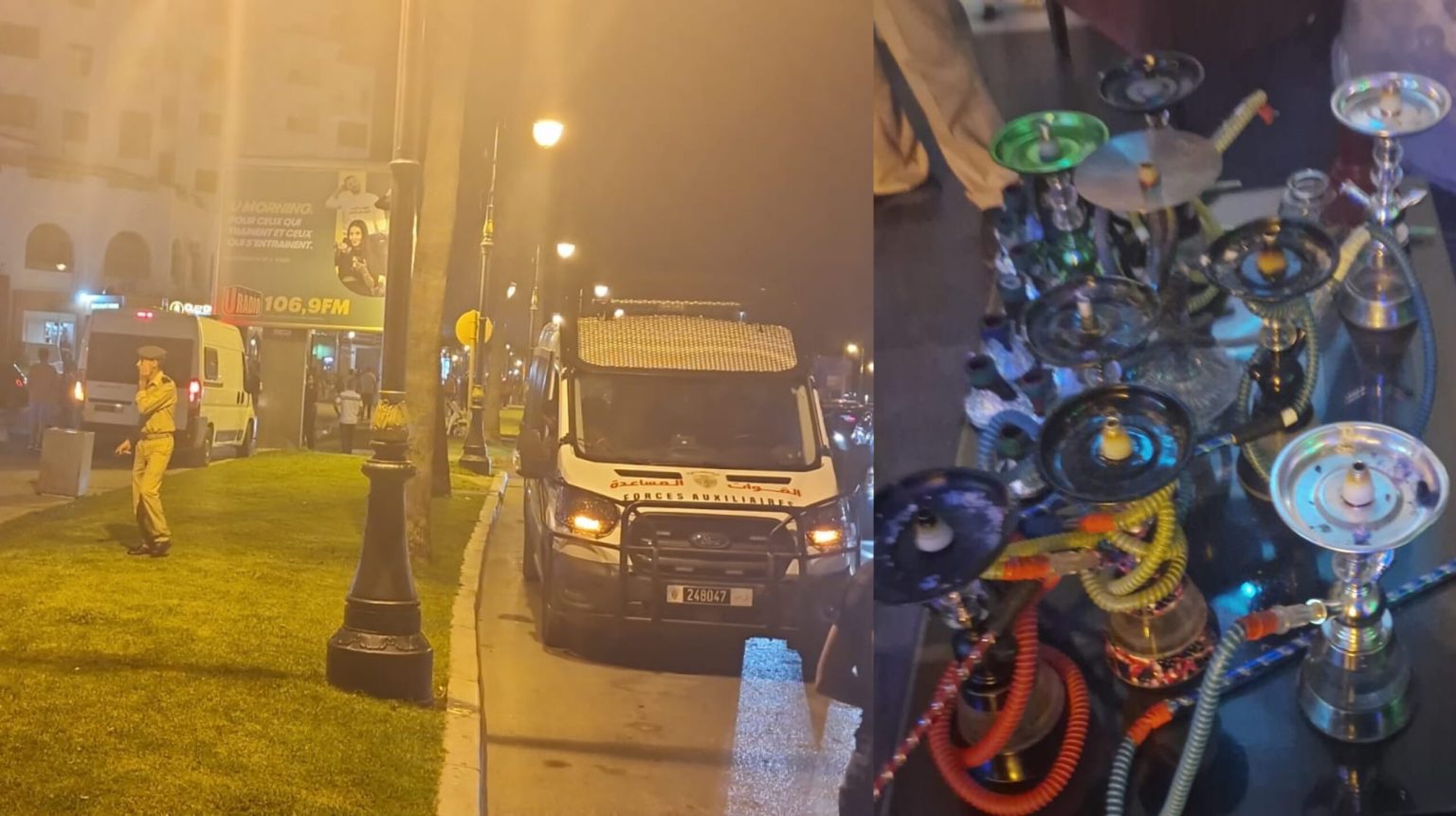 سلطات طنجة تداهم مقاهي الشيشا وتحجز كميات “معسل” مهرب (صور)