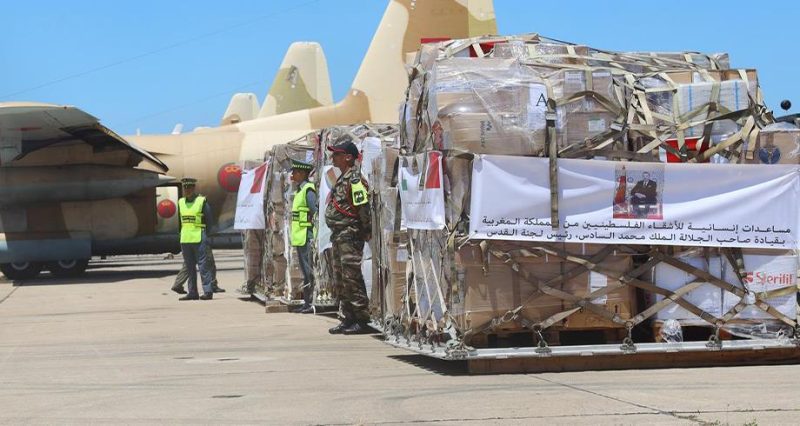 مزيد من المساعدات الطبية من المغرب إلى غزة غالبيتها من المال الخاص للملك اليوم 24