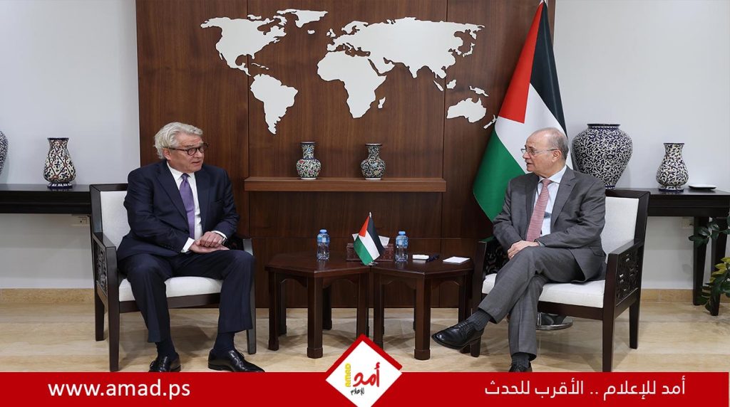 مصطفى يبحث مع وينسلاند تعزيز الجهود الاغاثية ووقف حرب الإبادة على غزة