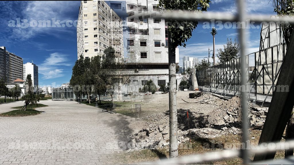 سلطات طنجة توقف عملية هدم مصنع لبناء عمارة قرب مجرى وادي (صور)