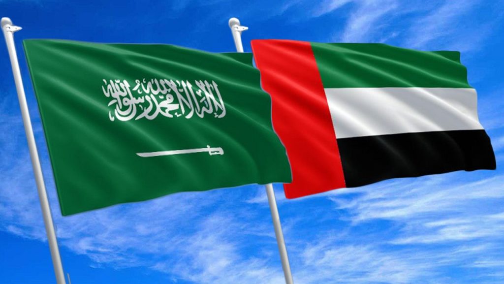 الإمارات تشارك السعودية احتفالاتها باليوم الوطني الـ 94