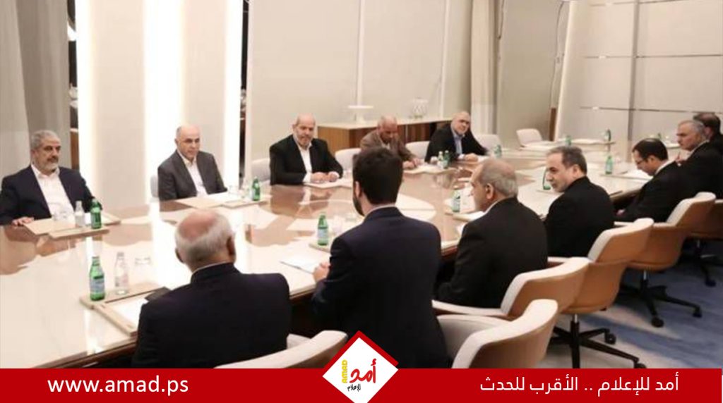 وفد من حماس يلتقي الرئيس الإيراني في الدوحة