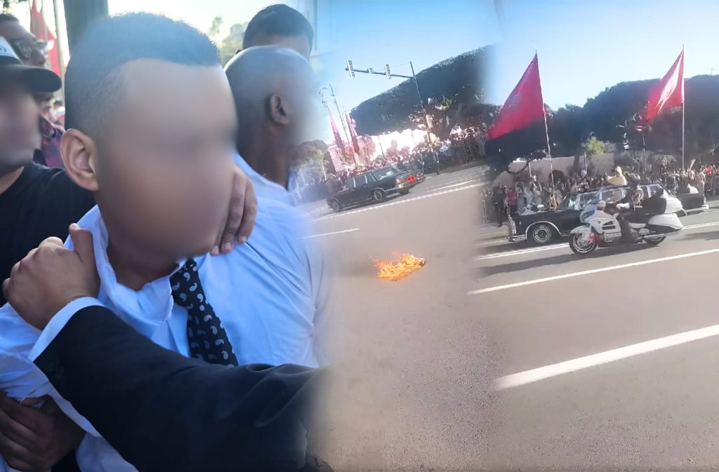 رمى قنينة مشتعلة.. النيابة العامة تأمر بإيداع مستهدف الموكب الملكي بمستشفى الأمراض العقلية