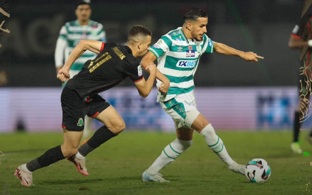 بتضييع ضربة جزاء.. الرجاء يهدر فرصة الفوز أمام الجيش الملكي