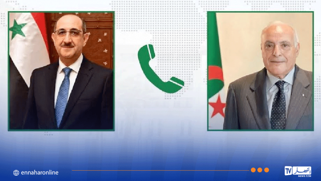 عطاف يتلقى مكالمة هاتفية من نظيره السوري .. هذا مضمونها