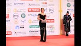 الفنانة الهام صفي الدين بحفل افتتاح مهرجان القاهرة السينمائي 45 