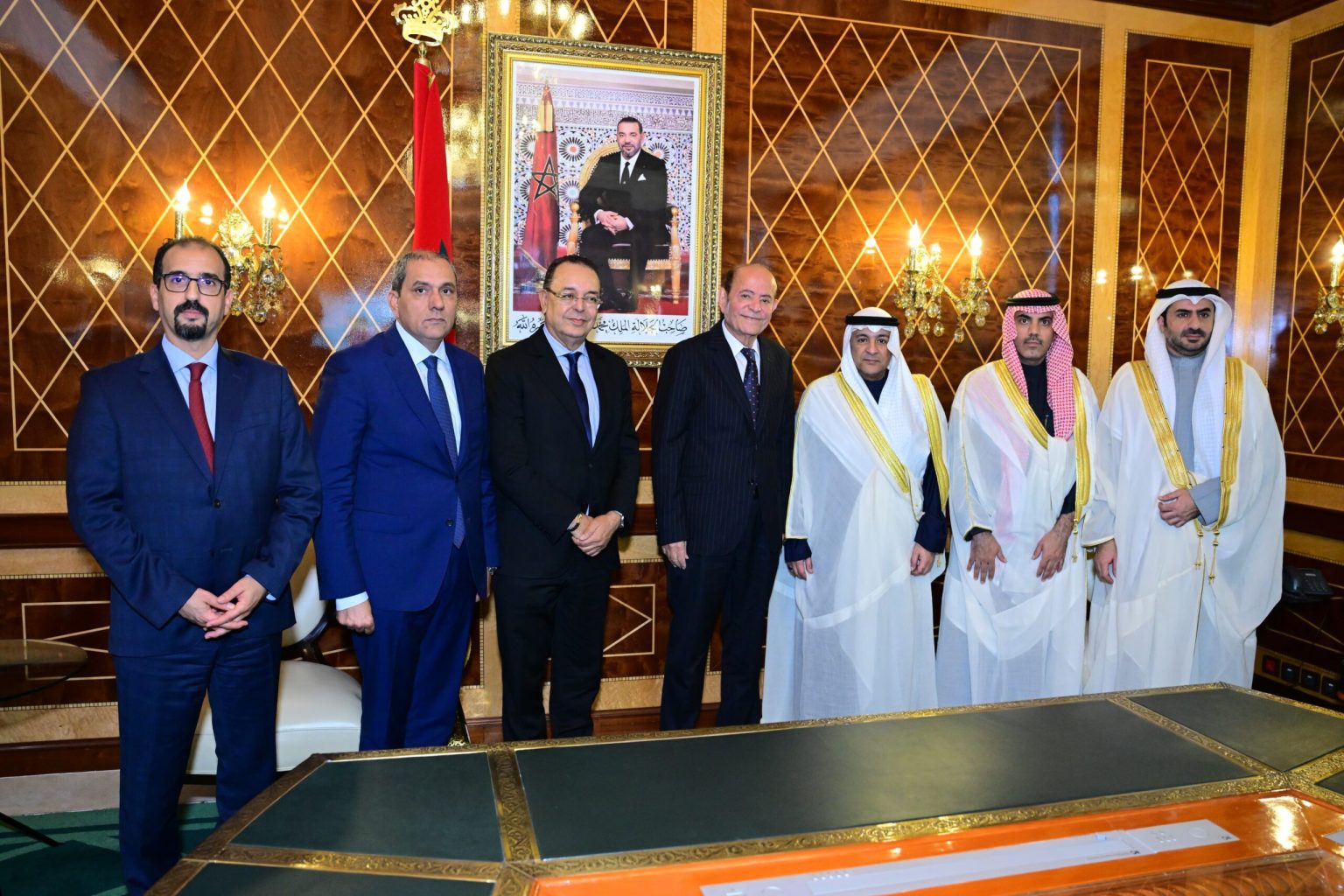 النائب الأول لرئيس مجلس المستشارين يستقبل الأمين العام لمجلس التعاون لدول الخليج العربية