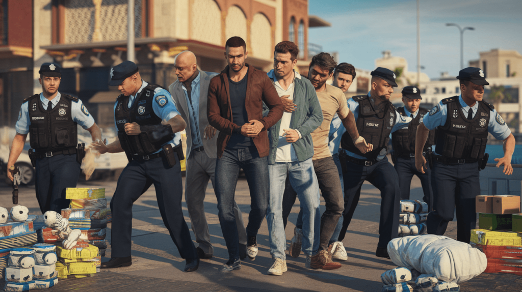 Arrestation de six Marocains et saisie record de stupéfiants! 💊