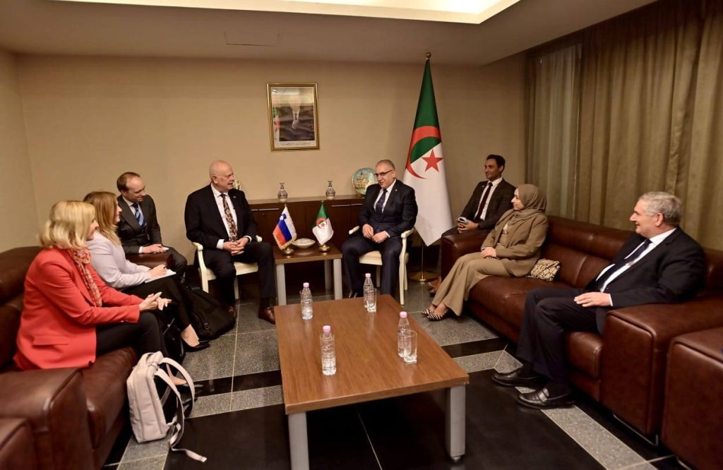 مقرمان يستقبل وفداً برلمانياً من سلوفينيا