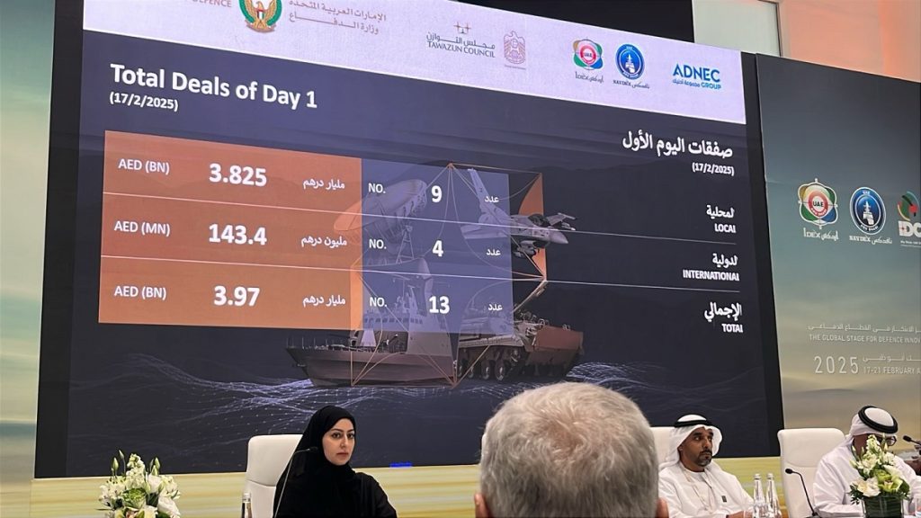 3.97 مليار درهم إجمالي صفقات “آيدكس ونافدكس 2025” في اليوم الأول