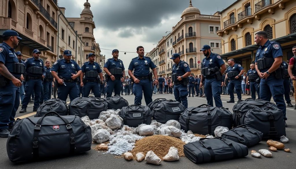 un coup de filet aux narcotiques, 45 interpellations et des saisies impressionnantes
