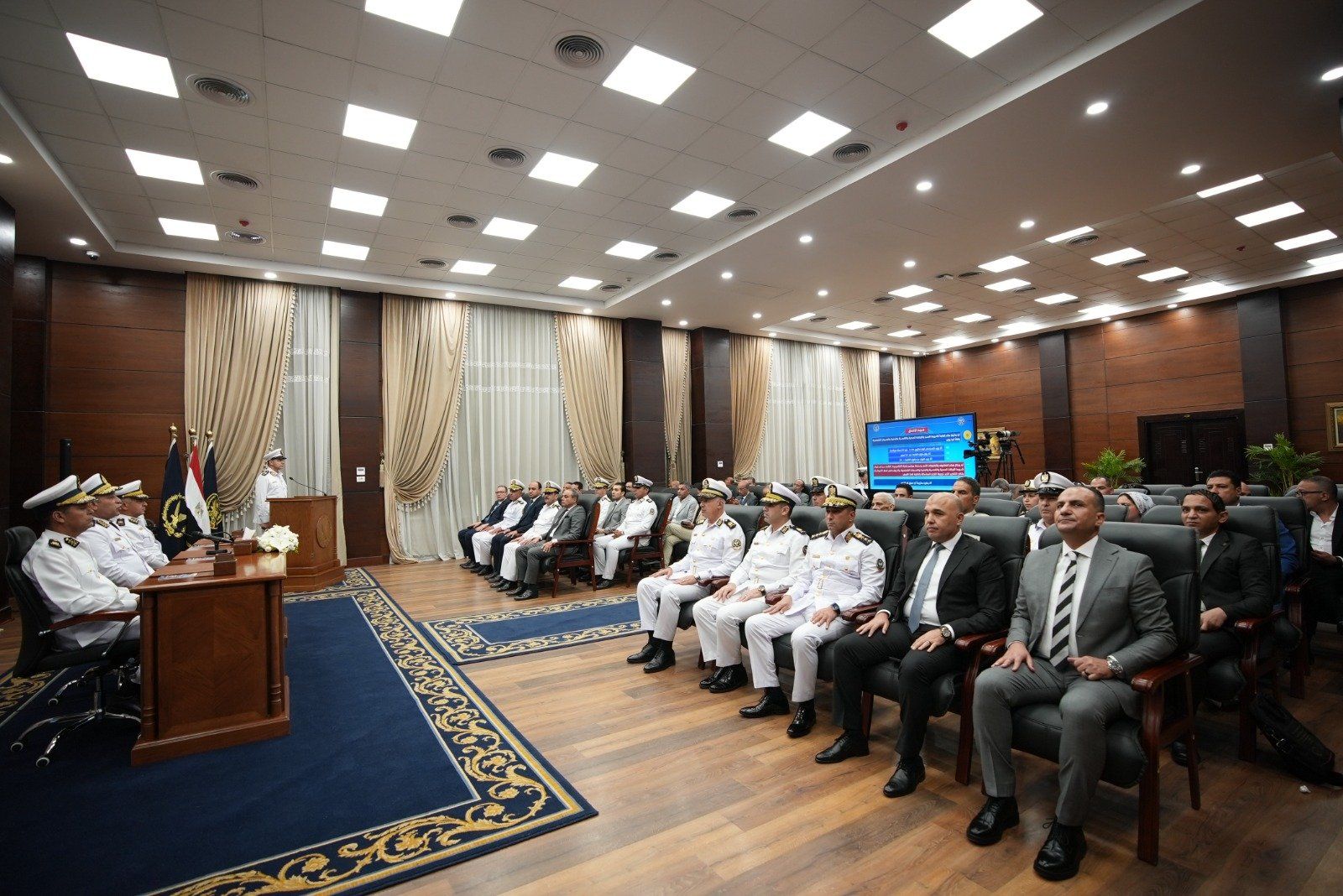 مؤتمر قبول دفعة جديدة من الطلبة الراغبين في الالتحاق بكلية الشرطة