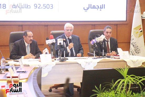 عادل عبدالغفار المُتحدث الرسمى للوزارة وأيمن عاشور وزير التعليم العالى وجودة غانم رئيس قطاع التعليم (5) عادل عبدالغفار المُتحدث الرسمى للوزارة وأيمن عاشور وزير التعليم العالى وجودة غانم رئيس قطاع التعليم (5)