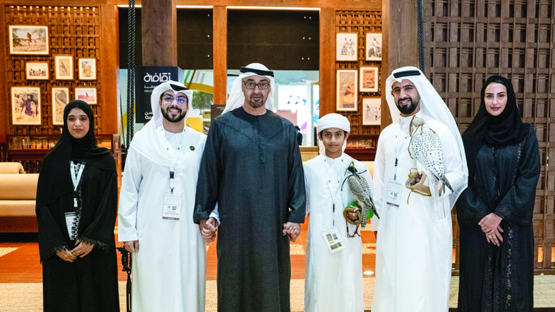 رئيس الدولة يزور معرض أبوظبي الدولي للصيد والفروسية 2025