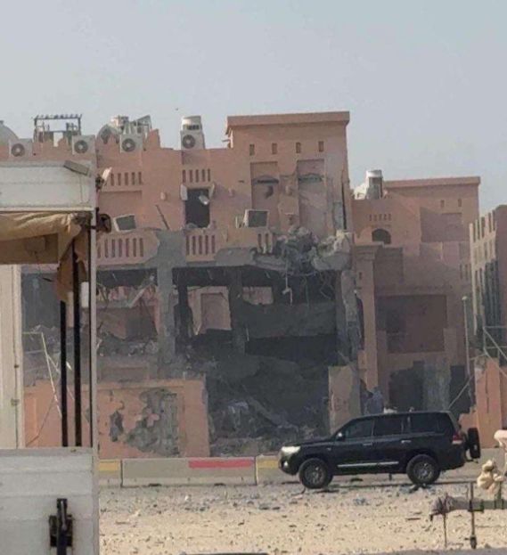 المبني المستهدف