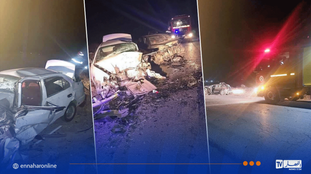 سيدي بلعباس.. جريحان في اصطدام سيارتين بين لمطار وسيدي علي بوسيدي