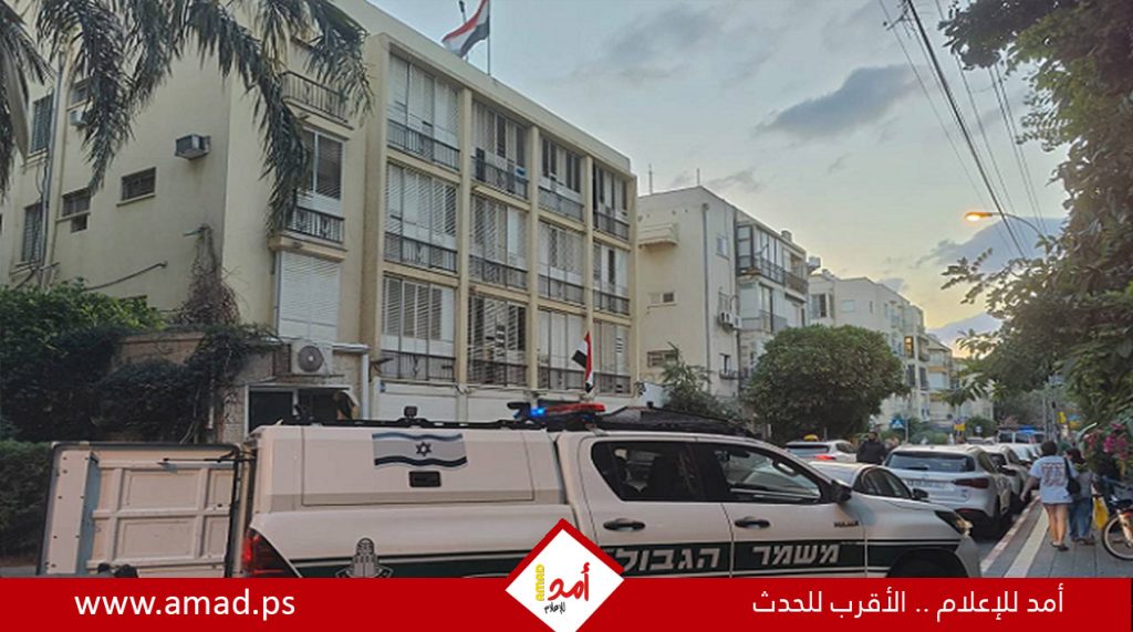 شرطة الاحتلال تُطلق النار على “مركبة مشبوهة” قرب السفارة المصرية في تل أبيب