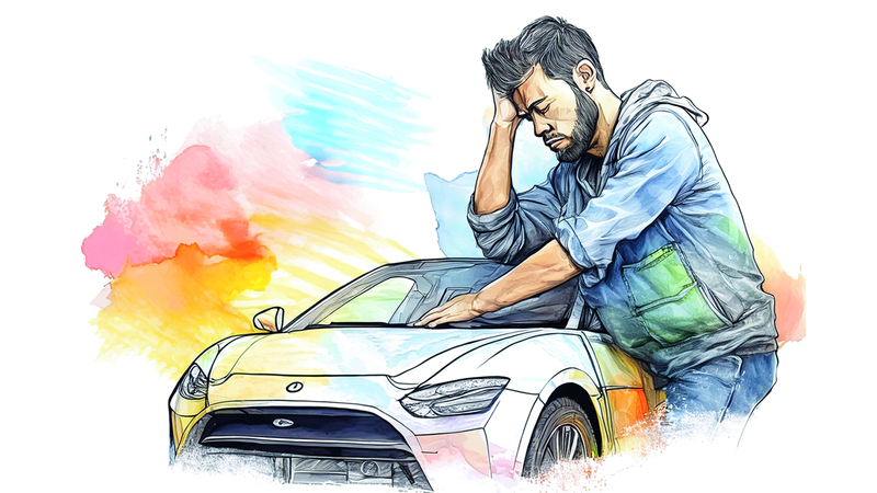 شاب يشتري سيارة بـ 670 ألف درهم ويكتشف تعرّضها لـ 4 حوادث كبيرة