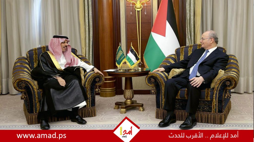 مصطفى وبن فرحان يبحثان وقف الحرب والتنسيق المشترك.. وتأكيد سعودي على حل الدولتين