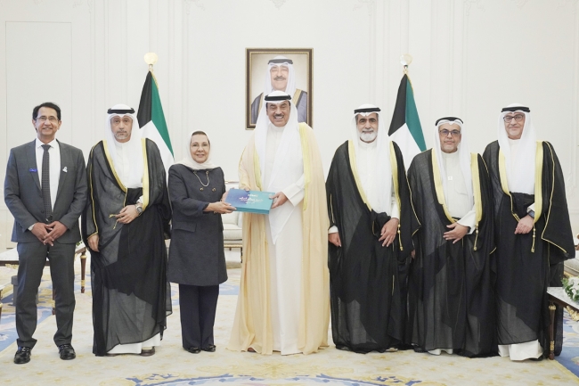 سمو ولي العهد يُشيد بالجهود المتميزة لأعضاء المجلس التأسيسي لجامعة عبدالله السالم