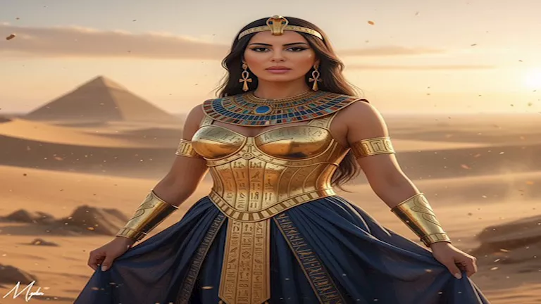 هاجر الشرنوبي تظهر بملابس فرعونية احتفالا بالمتحف المصري الكبير (صور)