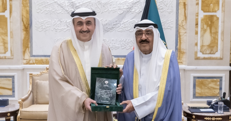 سمو الأمير يستقبل رئيس ديوان المحاسبة
