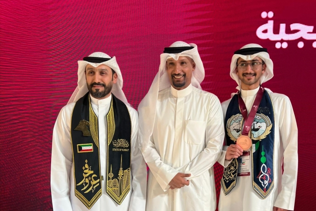 طالبان كويتيان يحرزان المركز الثالث بمسابقة المهارات الخليجية بالدوحة