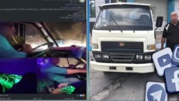 بيشد نفسين أثناء القيادة.. سائق يحوّل سيارته إلى مقهى وشيشة في الإسكندرية