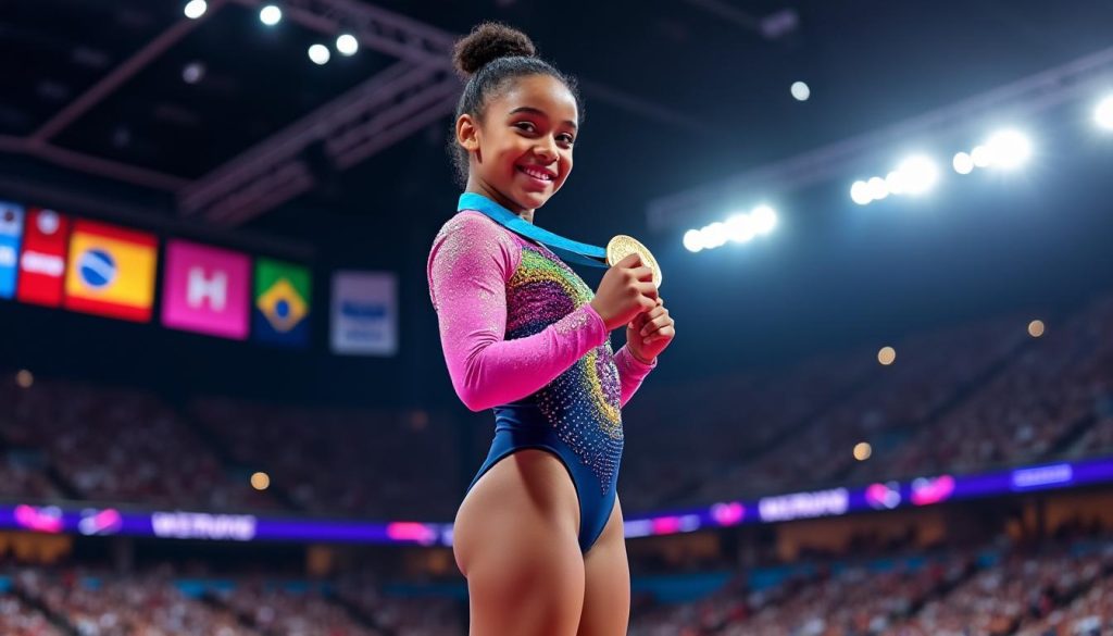 Kaylia Nemour brille aux Mondiaux 2025 avec une seconde médaille