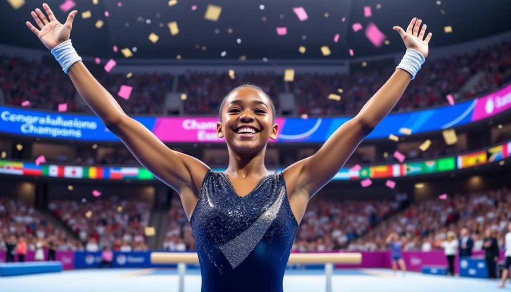Kaylia Nemour sacrée championne du monde de gymnastique 2025