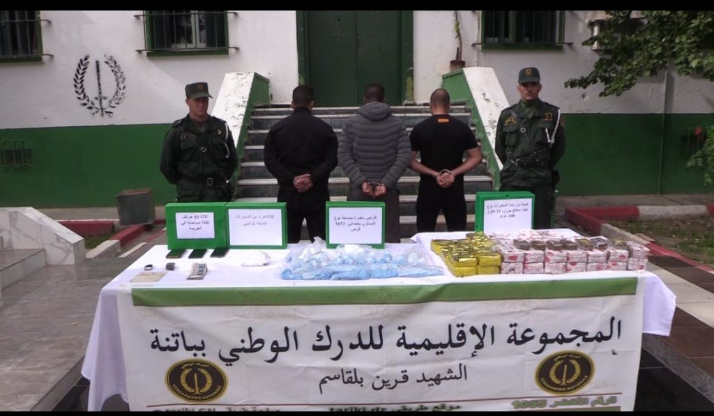 درك سريانة يحجز 21 كلغ “كيف” وكمية معتبرة من الكوكايين والمهلوسات