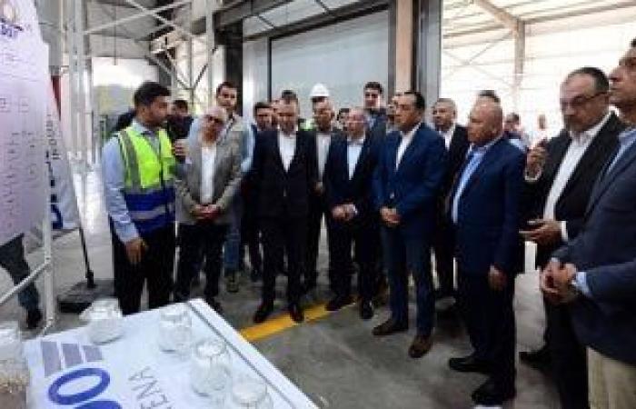 رئيس الوزراء يفتتح مصنع أدو مينا لصناعة مواد البناء بمنطقة السخنة الصناعية