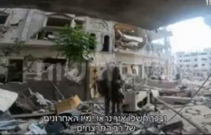 إسرائيل تبث فيديو جديدا ليحيى السنوار قبل استشهاده فى غزة