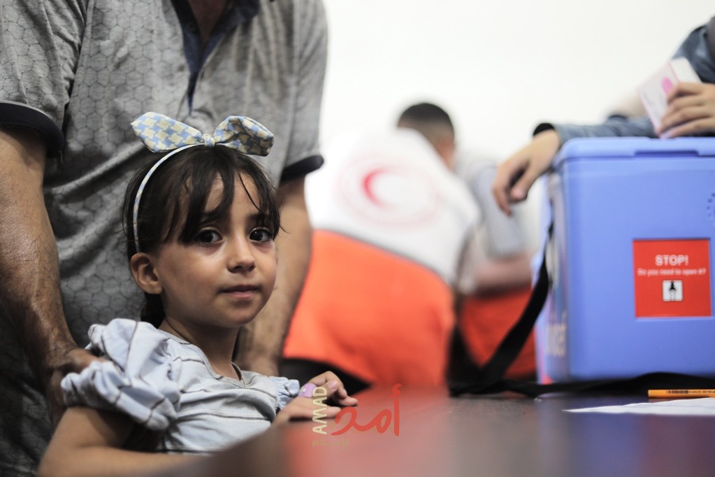 الهلال الأحمر الفلسطيني: حملة استدراكية لحماية أطفال غزة من الأمراض