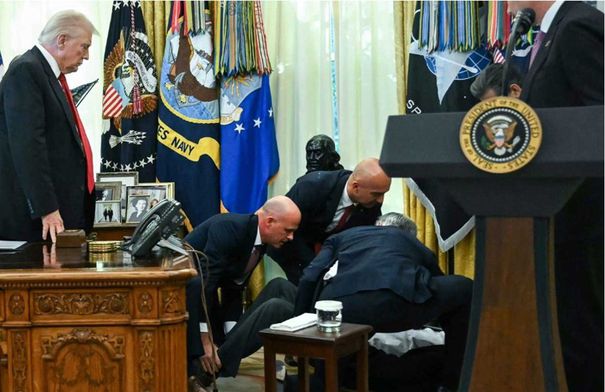 حالة إغماء خلال مؤتمر صحفي في البيت الأبيض.. شاهدوا ماذا…