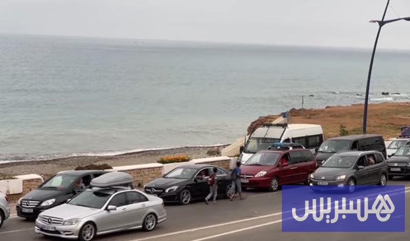 إعادة تهيئة باب سبتة تعرقل المرور