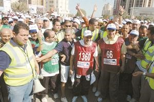 14500 متسابق في ماراثون الوطني الـ 17