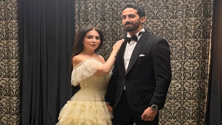 بعد عقد قرانها.. تعرف على عُمر مي عز الدين- (صور)