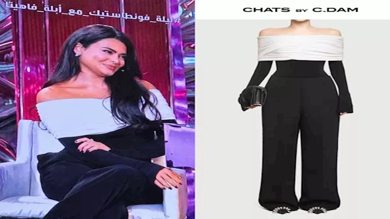 أسماء جلال تشعل الحلقة الأولى من “ليلة فانتاستيك”.. وهذا هو سعر إطلالت